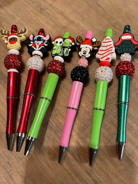 In stock beaded pens